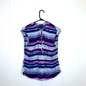 Dynamite Watercolour Blouse Sz S